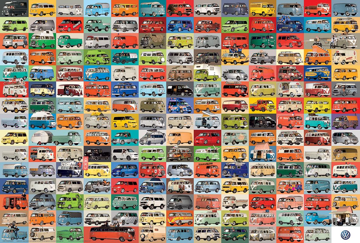 The VW Groovy Bus 2000pcs