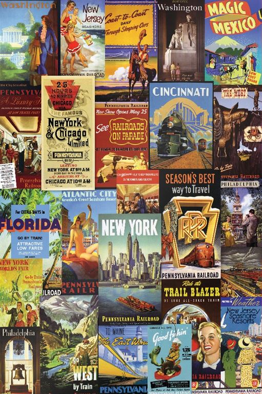 Pennsylvania Railroad Vintage Posters