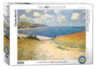 Chemin à travers les champs de blé, Claude Monet