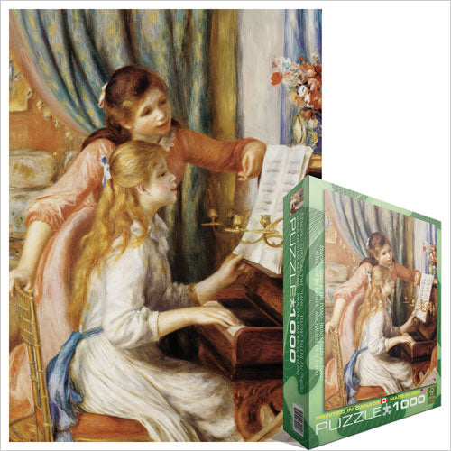 Girls at the Piano (Jeunes filles au piano), Renoir