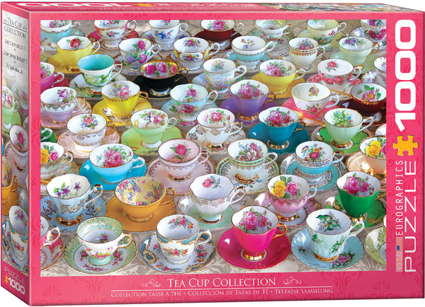 Buy Tea cup collection Puzzle | Jigsaw Jungle