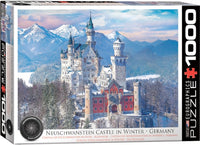 PFG HDR Photography - Neuschwanstein Castle in Winter, Germany (Usage/Used - PUZZLES FOR GOOD)