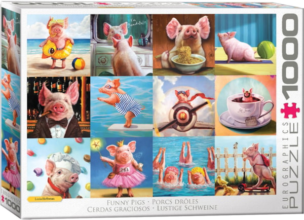 PFG Funny Pigs, Lucia Heffernan (Usage/Used - PUZZLES FOR GOOD)