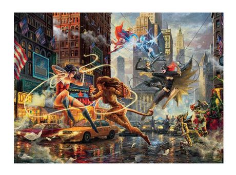 Justice League - The Women Of DC, Thomas Kinkade (1000pcs)