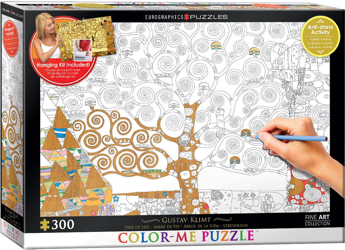 Tree of life, Arbre De Vie - Gustav Klimt (Color-Me Puzzle)