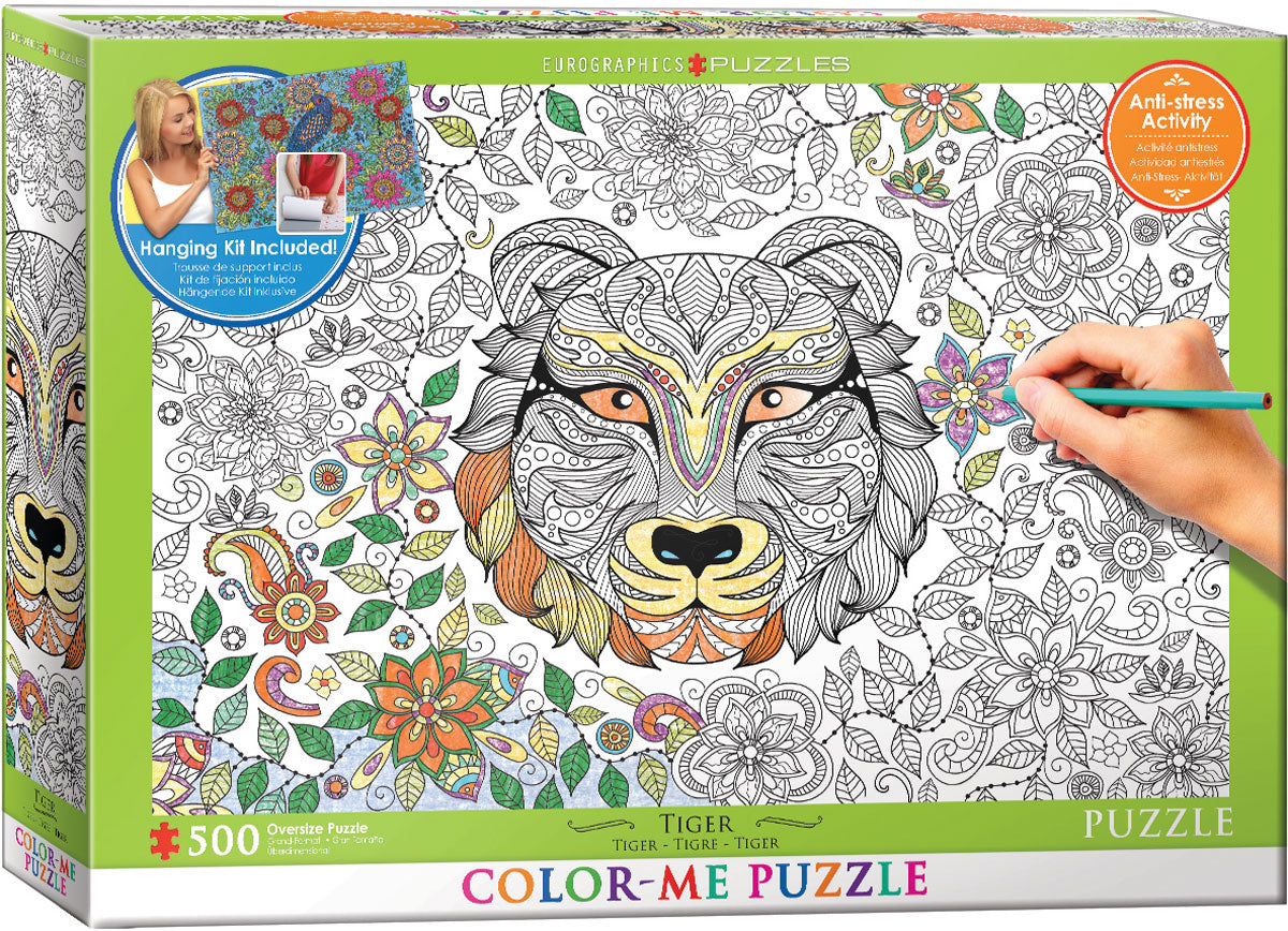 Tiger Color-Me Puzzle (OPEN BOX)