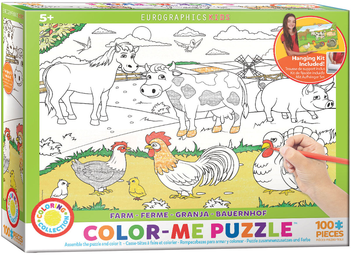 Farm Color-Me Puzzle (Ferme)