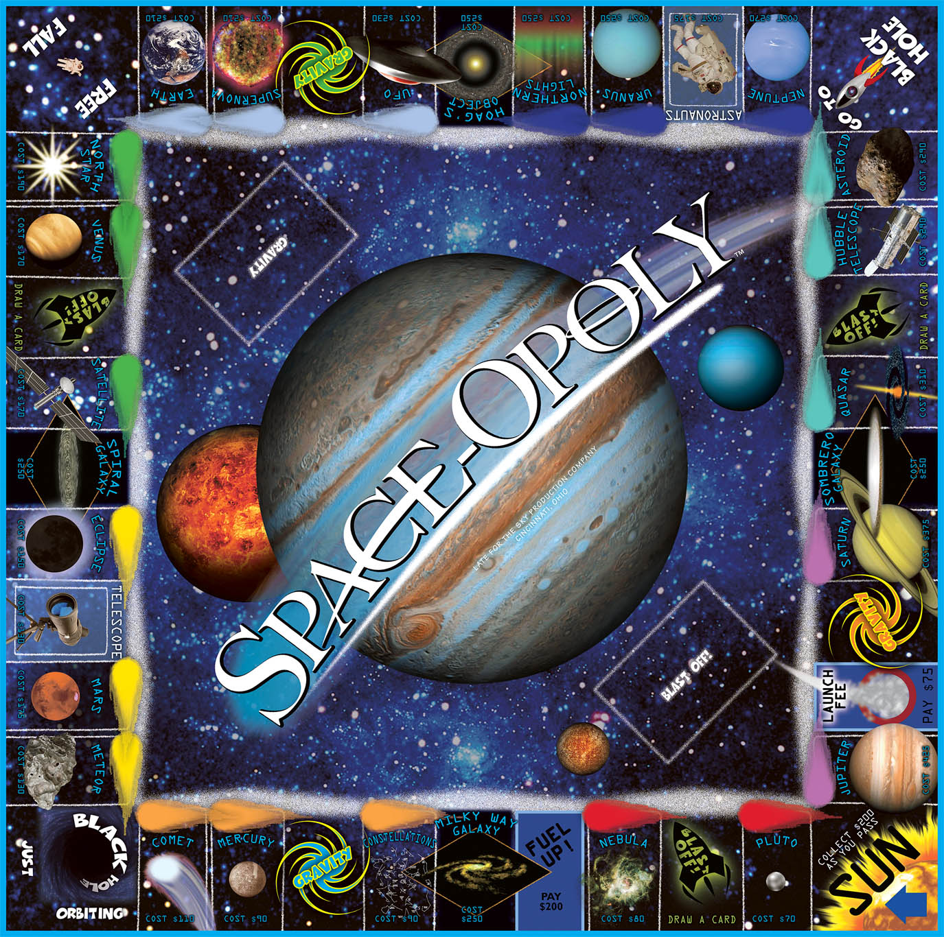 Space-opoly Board Game