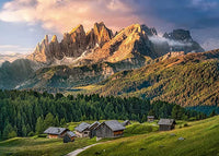 Pays de montagne dans les Dolomites (1000pcs)