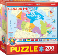 Carte du Canada (200pcs)