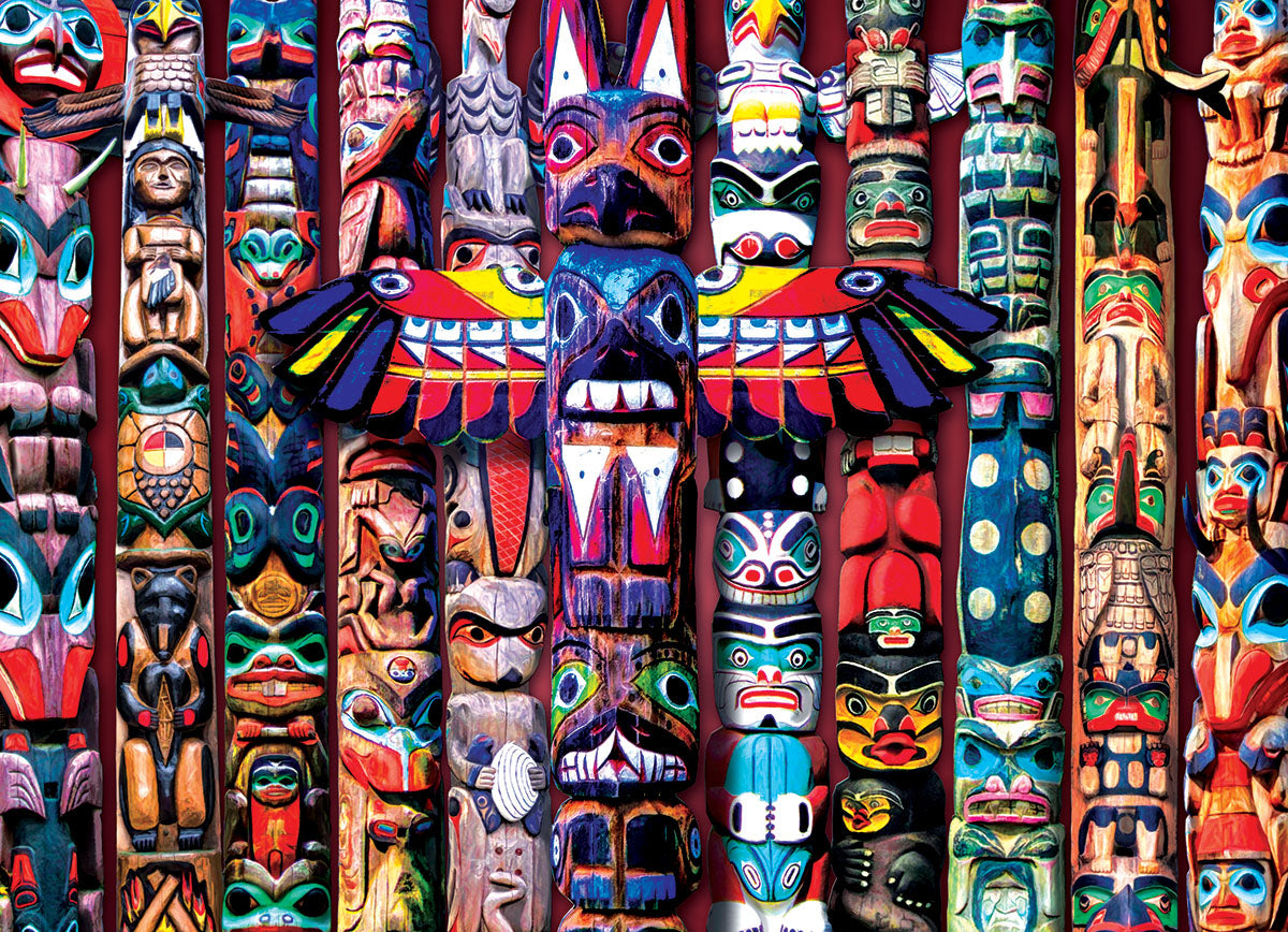 Colors of the World - Canadian Totem Poles
