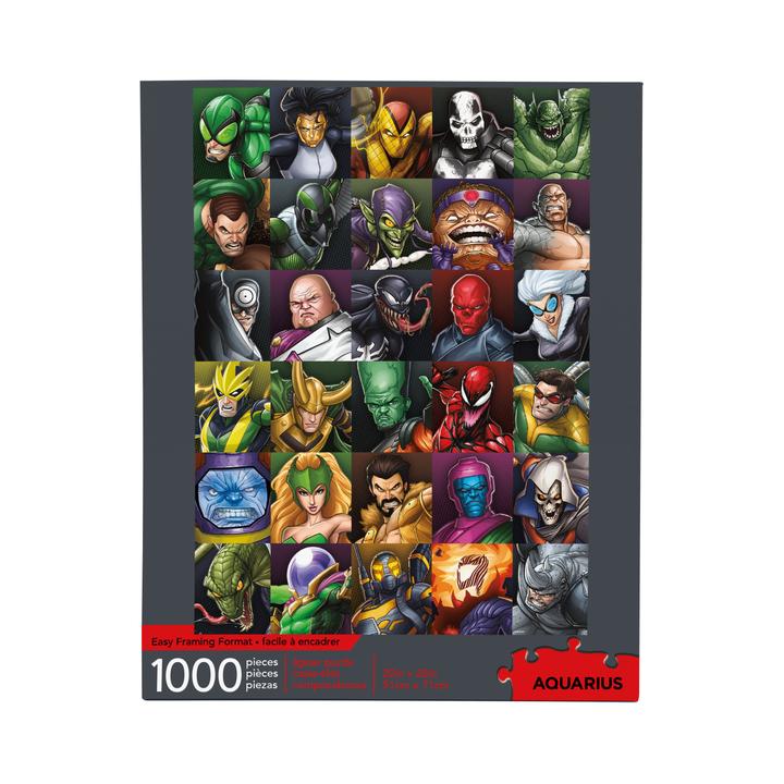PFG Marvel Comics - Collage de méchants (Utilisation - PUZZLES FOR GOOD)