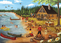 Summer à la cabane en rondins, Christine Genest