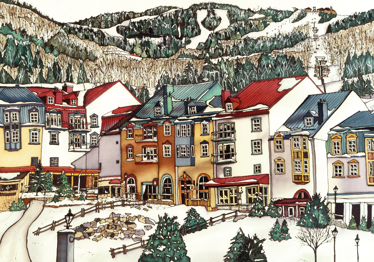 Winter in Mont-Tremblant, Bovet (1000pcs)