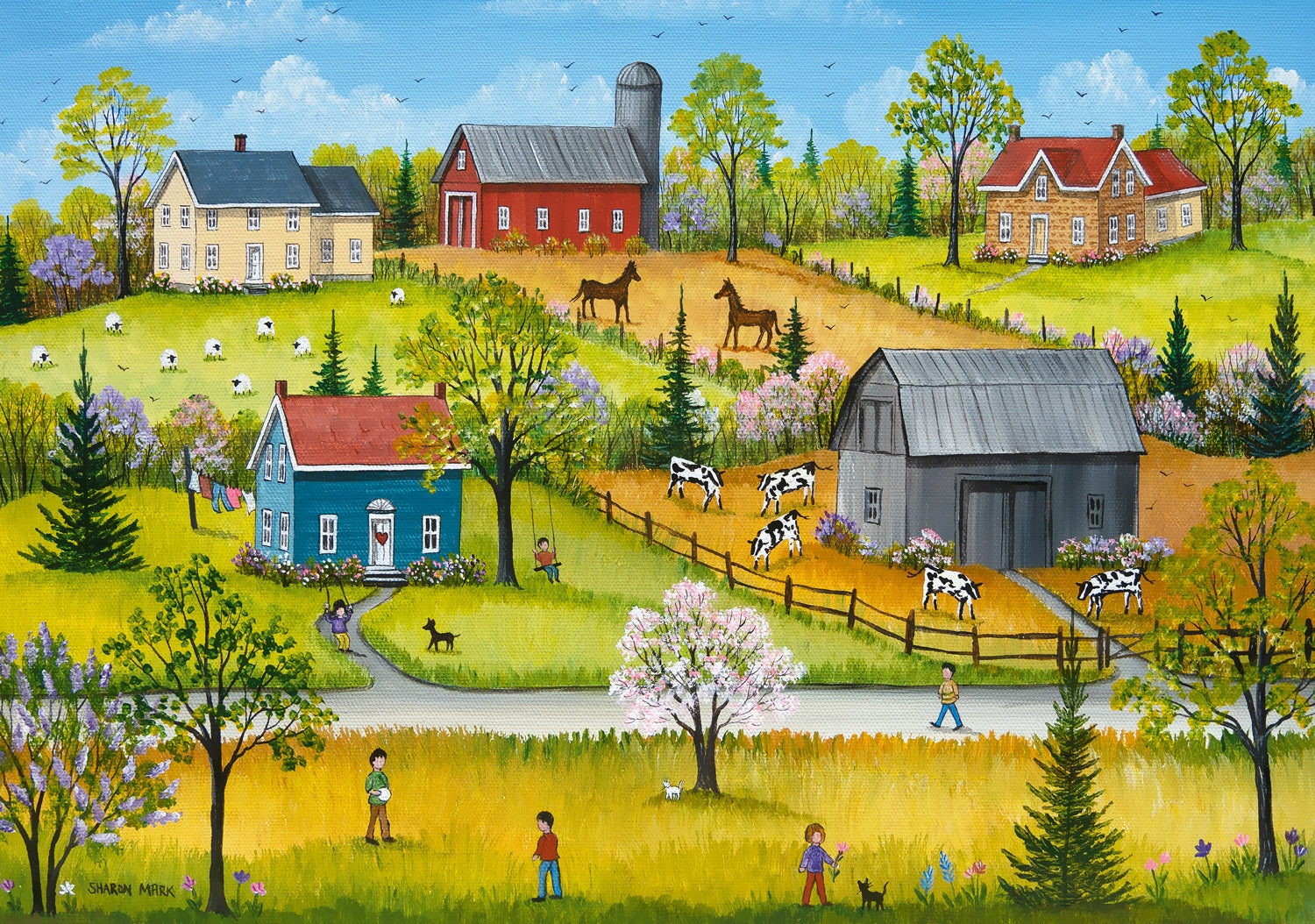 Green Pastures, S. Mark (1000pcs)
