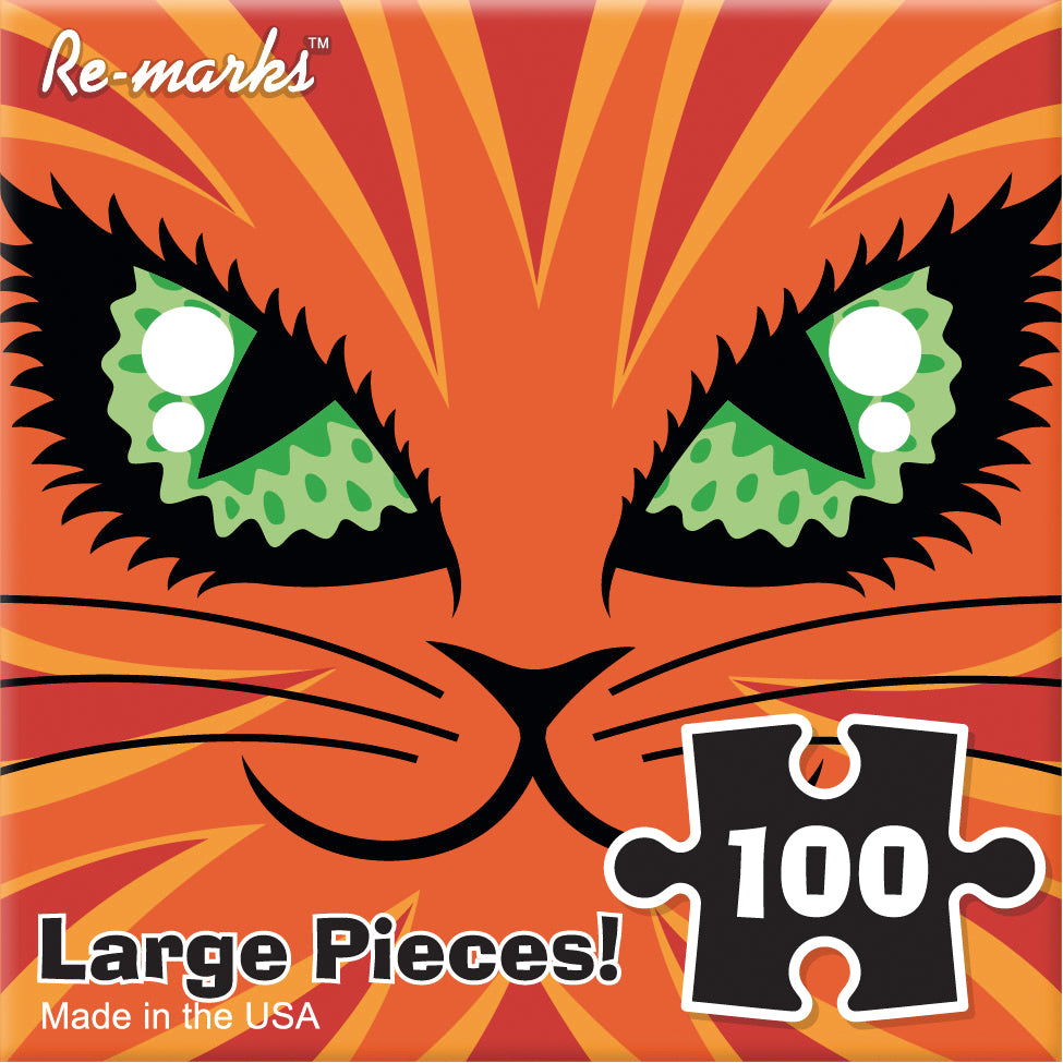 Orange Cat Monster (Cube)