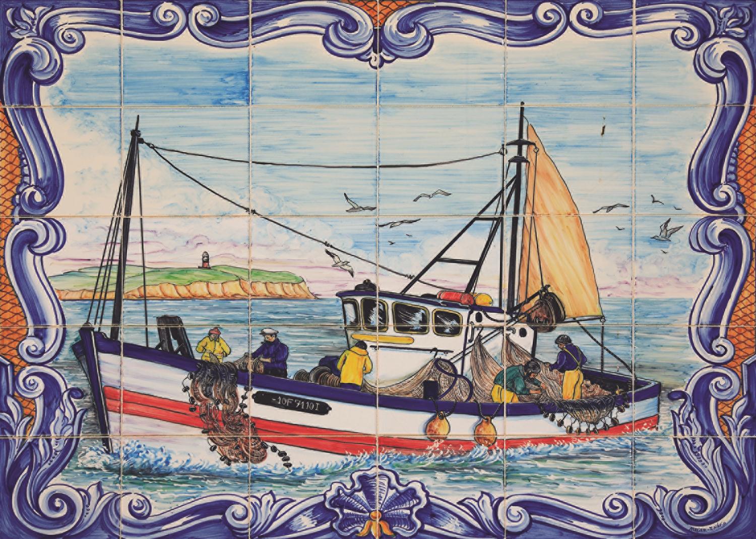 Portuguese Tiles of Ferragudo, Robert Harding