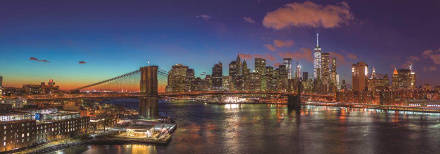 Hudson Bridge, New York- Panorama