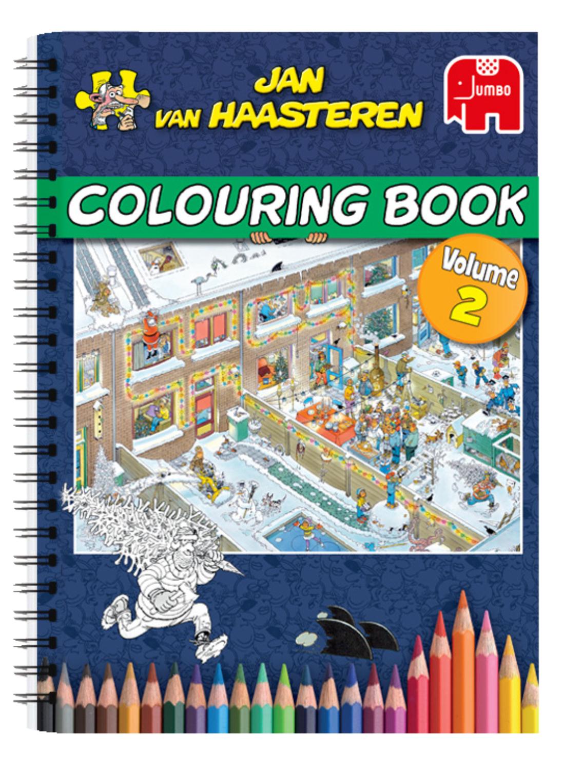 Jumbo Jan Van Haasteren Colouring Book Volume 2