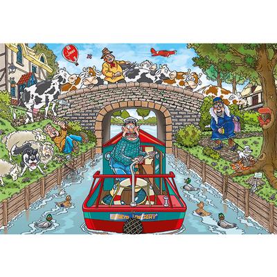 Wasgij? Original #33, Calm on the Canal! / Panique sur le canal !