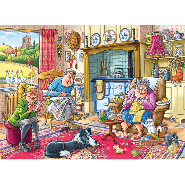 Wasgij Mystery #17, Catching Break / Pas de repos pour la famille !