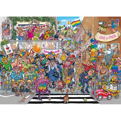 Wasgij? Original #34, A Piece of Pride! / La parade de la fierté !