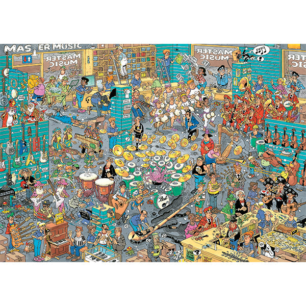 JVH 2-in-1 - Music Shop & Holiday Jitters / Le magasin de musique & Départ en vacances (2×1000 pieces)