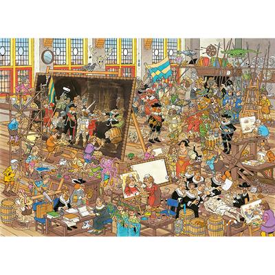 DMG JVH 2-in-1 - Rembrandt’s Studio & Gallery Of Curiosities / L’atelier de Rembrandt & La galerie des curiosités  (2x1000pcs) (DAMAGED BOX)