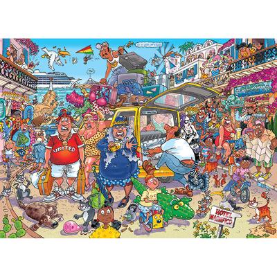 Wasgij Original #37, Holiday Fiasco! / Le fiasco des vacances