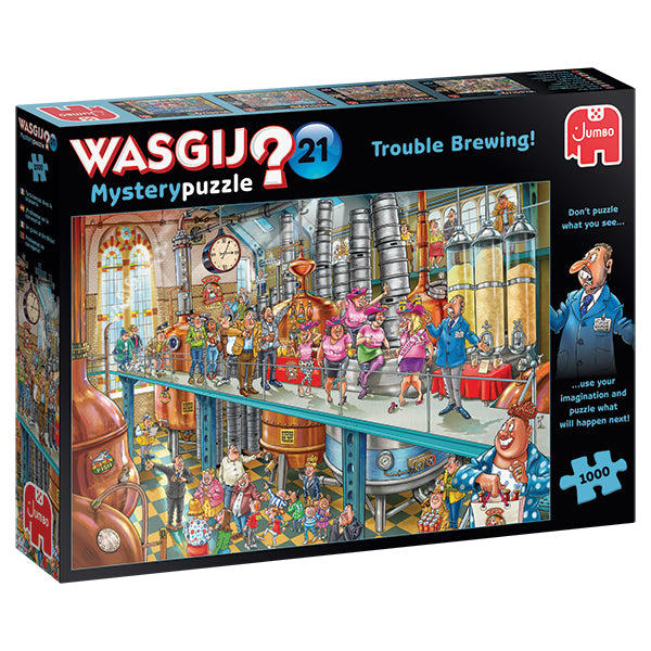 Wasgij? Mystery #21, Trouble Brewing / Turbulences dans la brasserie