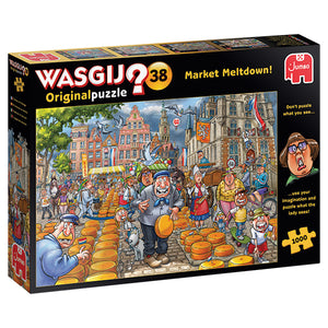 PFG Wasgij? Original #38, effondrement du marché ! / Fondue au fromage (Usage/Occasion - PUZZLES FOR GOOD)