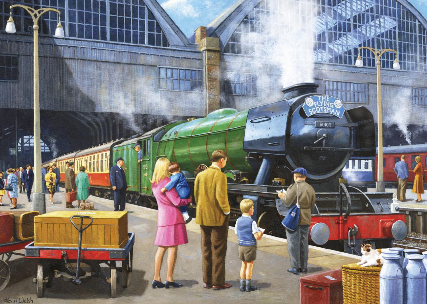 Flying Scotsman at Kings Cross, Kevin Walsh
