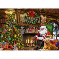 Santa by the Christmas Tree (500pcs)