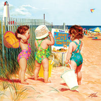 Bébés de plage