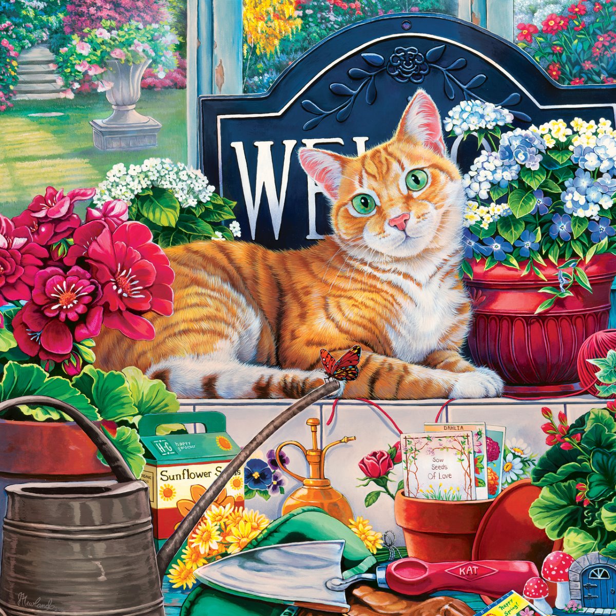 Blossom de cat -ology, Jenny Newland (1000pcs)