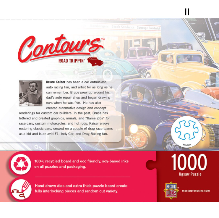 Contours Shaped - Road Trippin' (1000pcs)
