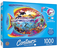 Contours en forme - Ménagerie tropicale (1000pcs)