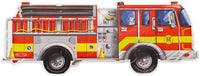 Puzzle de camion de pompiers géant