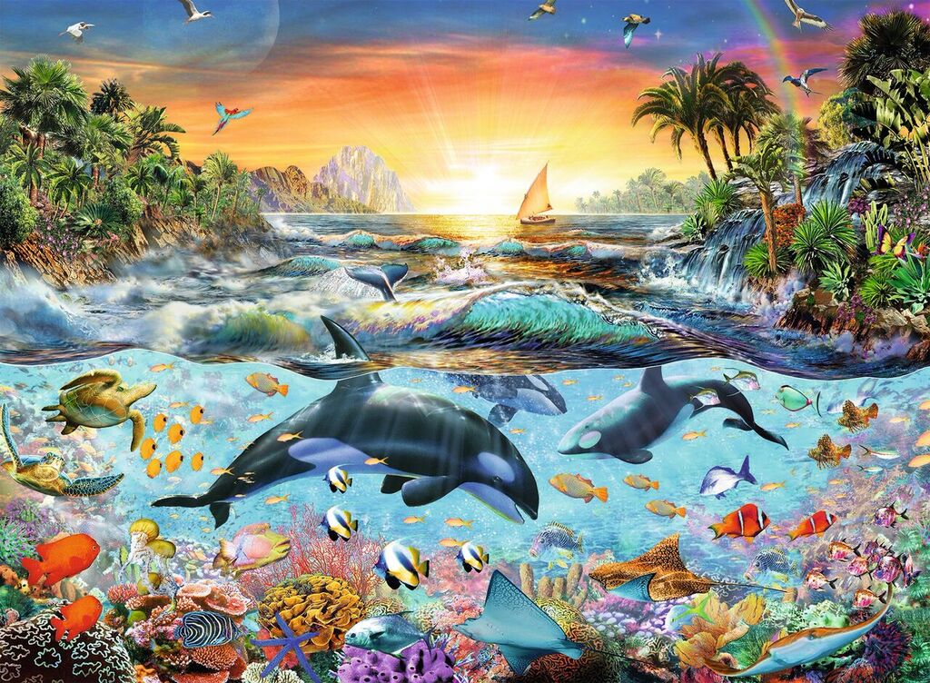 Ravensburger Orca Paradise, Adrian Chesterman (200XXL)