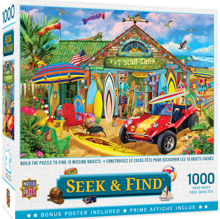 Seek & Find - Beach Time Fun, Lewis Johnson (1000pcs)
