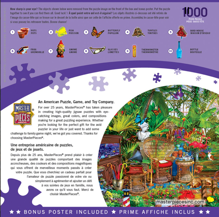 Cherchez et recherche - Garden Hideaway (1000pcs)
