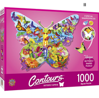 Contours en forme - surprise papillon (1000 pc)