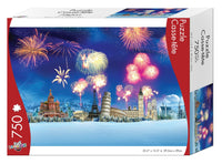 Bâtiments et feux d'artifice célèbres