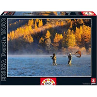 PFG deux hommes pêche (utilisation / utilisé - puzzles pour de bon)