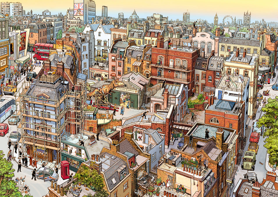 DMG Sherlock & Co., Göbel & & Knorr (Boîte triangulaire) (2000 pièces) (BOÎTE ABÎMÉE)
