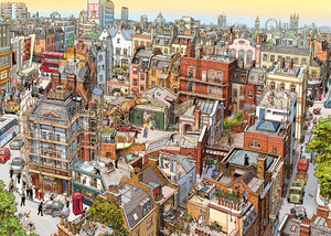 DMG Sherlock & Co., Göbel & & Knorr (Boîte triangulaire) (2000 pièces) (BOÎTE ABÎMÉE)
