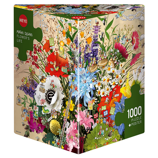 Flower's Life, Marino Degano (Triangular Box) (1000pcs)