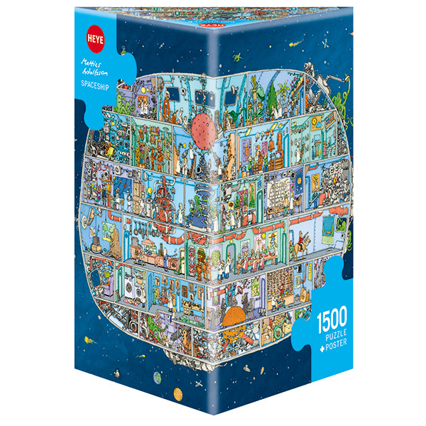 Vaisseau spatial DMG, Adolfsson (Boîte triangulaire) (1500 pièces) (BOÎTE ABÎMÉE)
