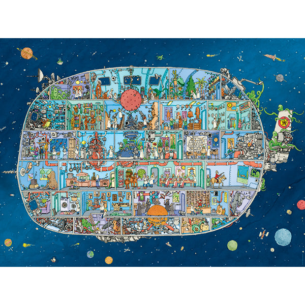 Vaisseau spatial DMG, Adolfsson (Boîte triangulaire) (1500 pièces) (BOÎTE ABÎMÉE)