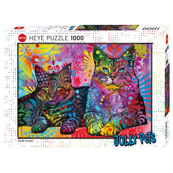 Jolly Pets: Devoted 2 Cats, Dean Russo (1000pcs)